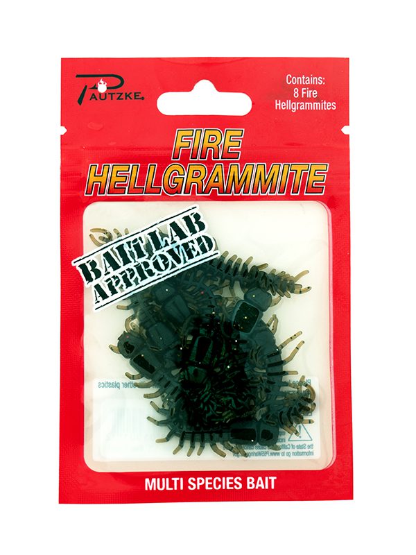 Pautzke Fire Hellgrammite 1.75" 8CT