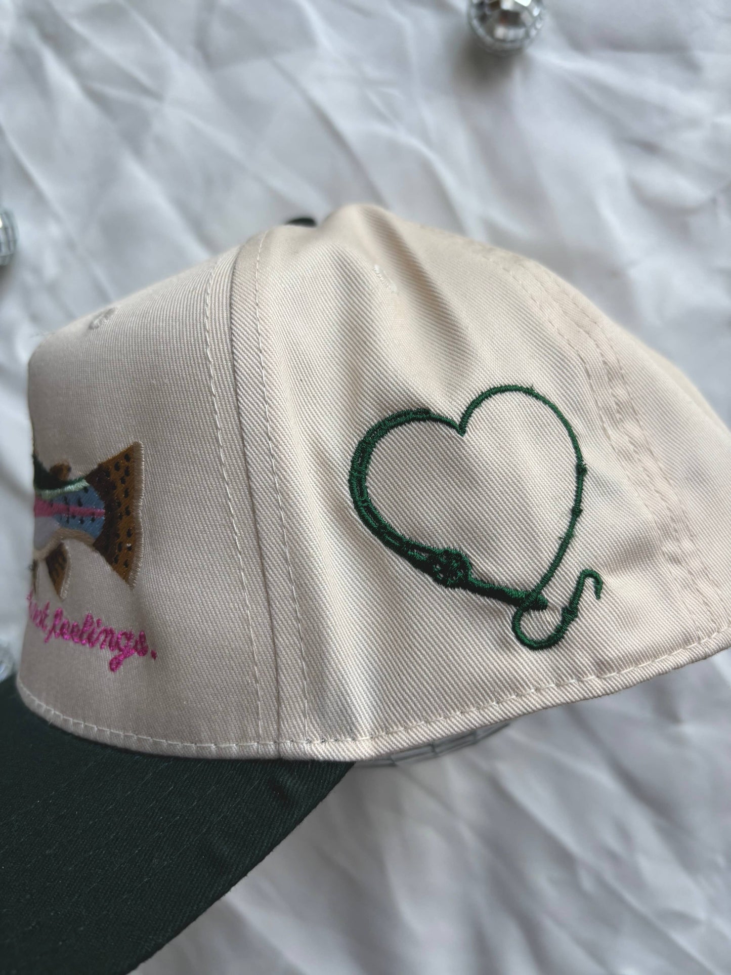 Catching Fish Not Feelings Trucker Hat 