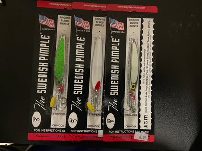 Swedish Pimple Jig SZ8 1OZ & SZ9 1-5/8OZ