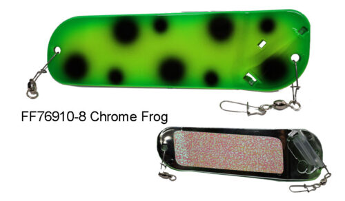 Dreamweaver Paddle Flip Fin Length 8" FF76910-8 Chrome Frog