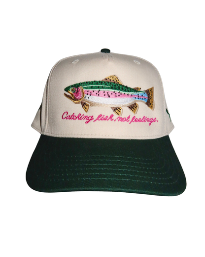 Catching Fish Not Feelings Trucker Hat 