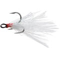 VMC X-Rap Tail Dressed Treble White SZ6  2PK