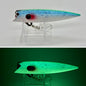 Gator Bait Full Boat Plug Blue Splatter Back