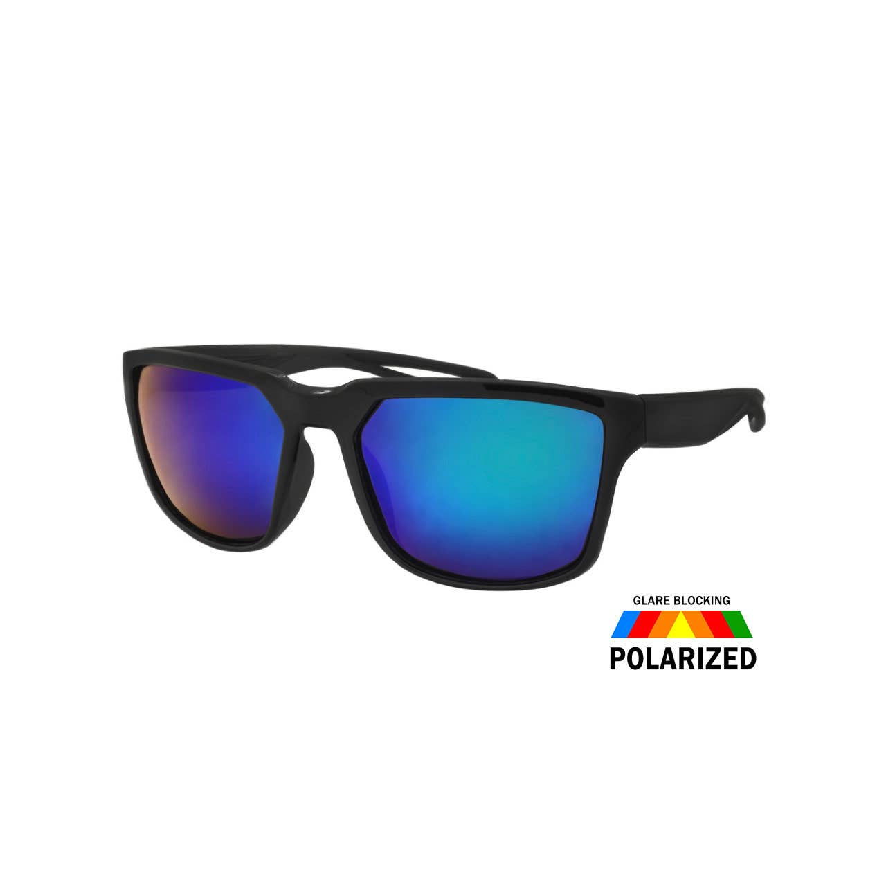 Polarized Mens Sport Sunglasses Color Mirror Lens New Look