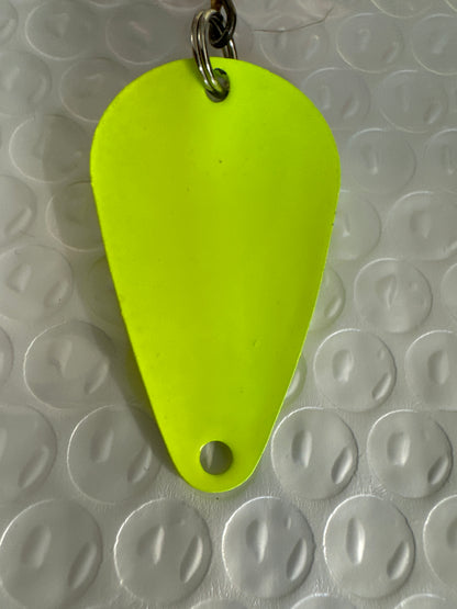 Dons Tackle Casting Spoon 1/2 oz Double Chartreuse