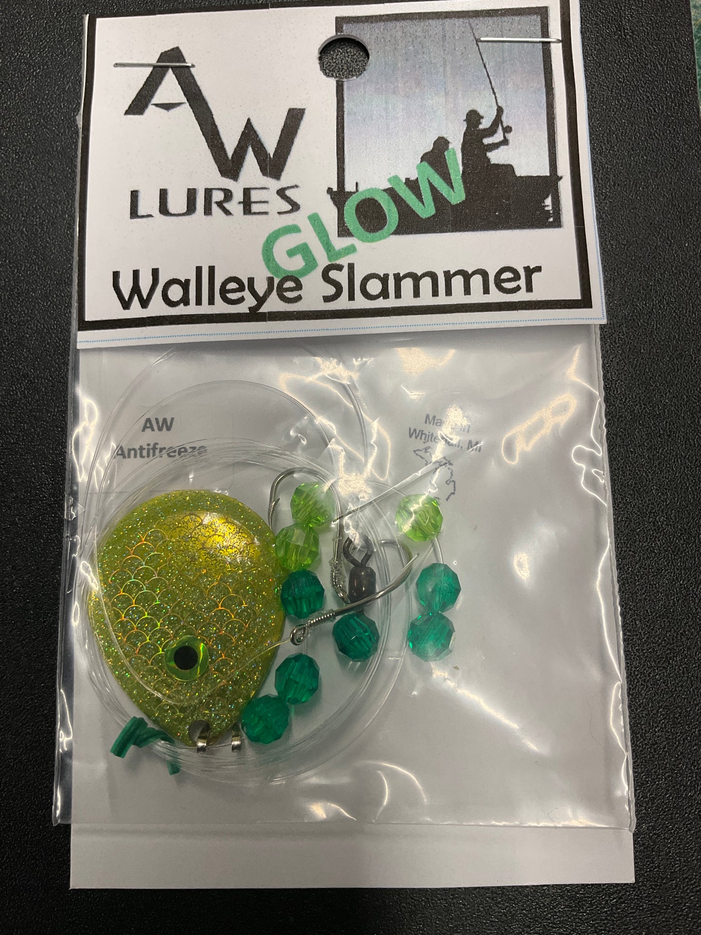 A & W Lures Walleye Slammer Worm Harness