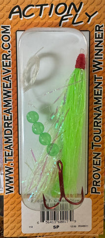 Dreamweaver Green Glow Action Fly 60017