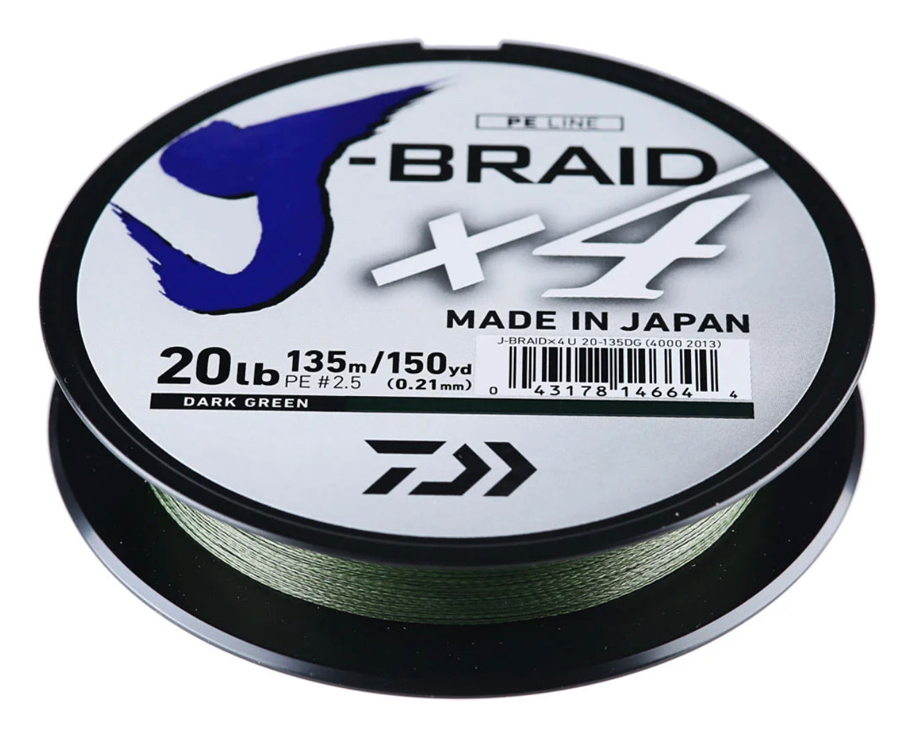 Daiwa J-Braid X4 Braided Fishing Line