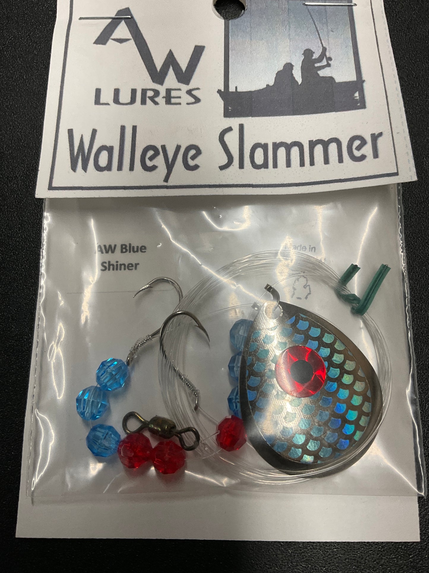 A & W Lures Walleye Slammer Worm Harness