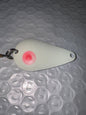 Dons Tackle Casting Spoon 1/2 oz Double White Red Spot