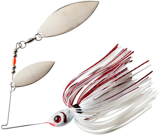 Booyah Bait Co. Double Willow Blade 3/8 oz Spinnerbait Wounded Shad
