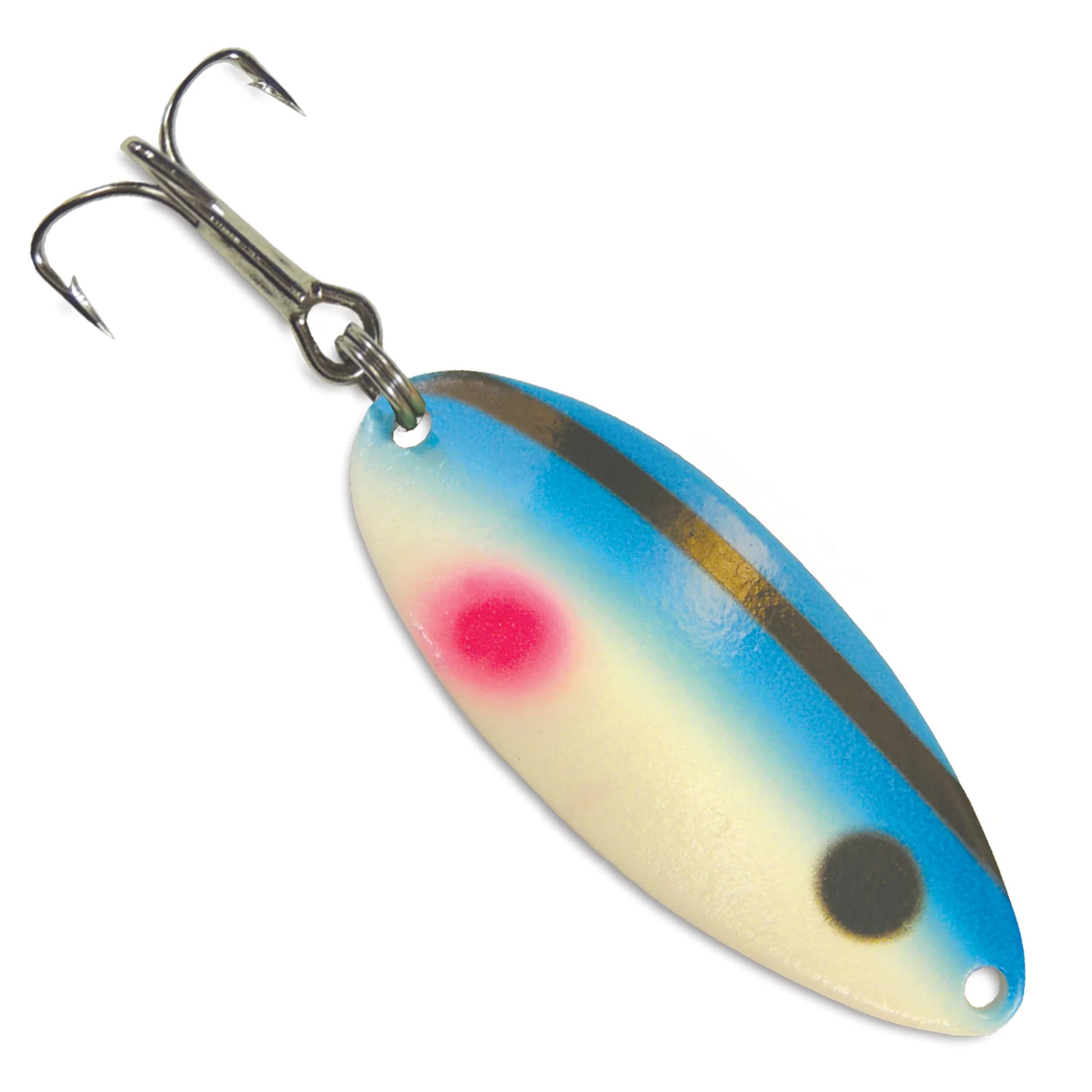 cleo fish hooks Acme Moonshine Glow Little Cleos 3/4 oz / Mongolian Beef backed shape that creates seductive wiggling action on a steady retrieve Acme Little Cleo Fishing Lure