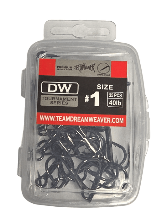 Dreamweaver Tournament Series Treble Hooks 25PK
