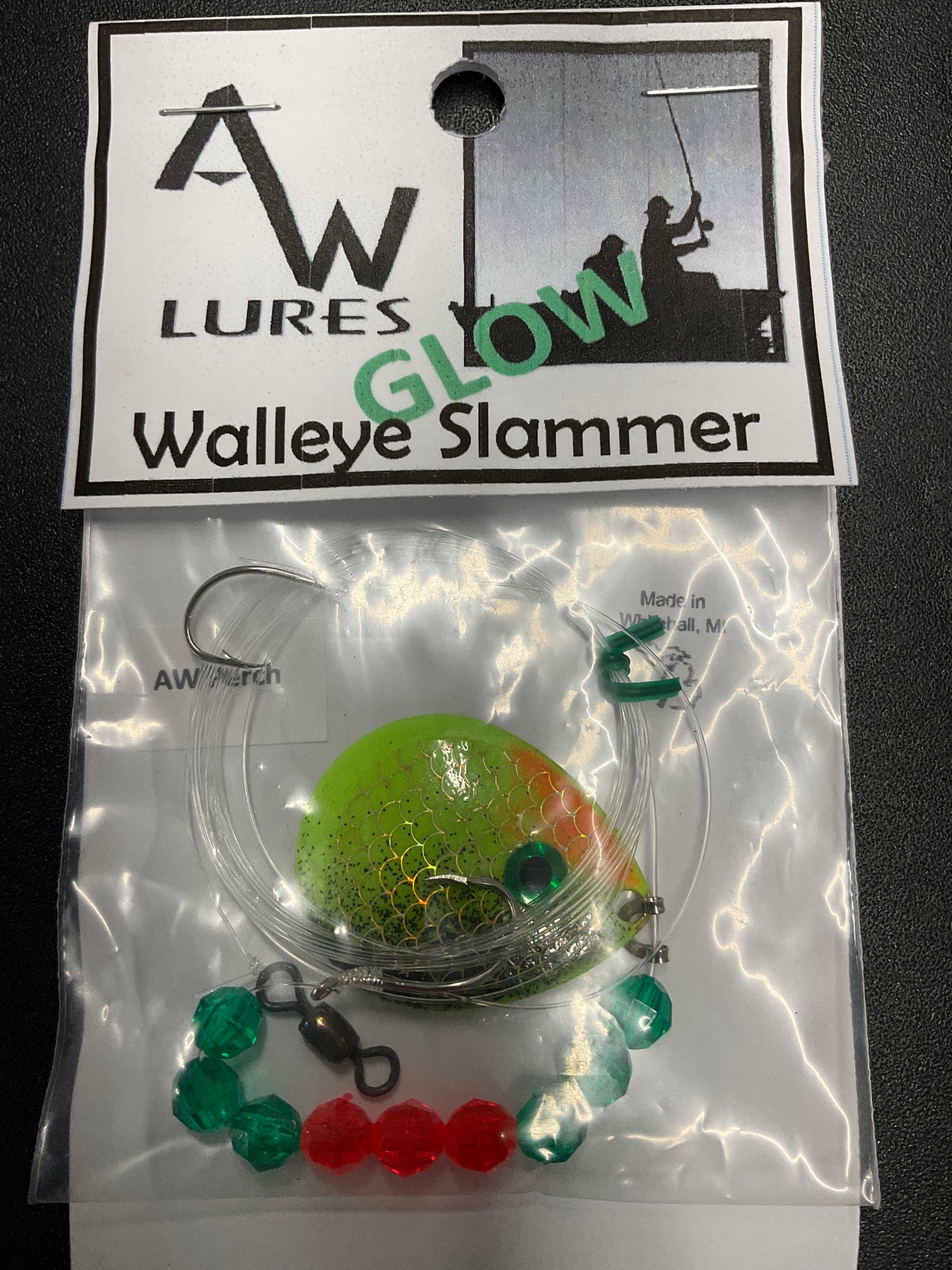 A & W Lures Walleye Slammer Worm Harness