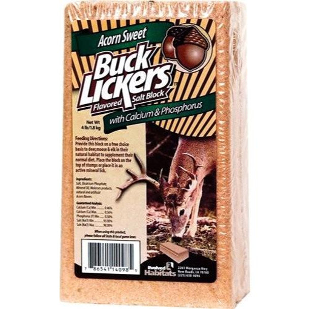Evolved Habitats Buck Licker Sweet Acorn Salt Block 14098