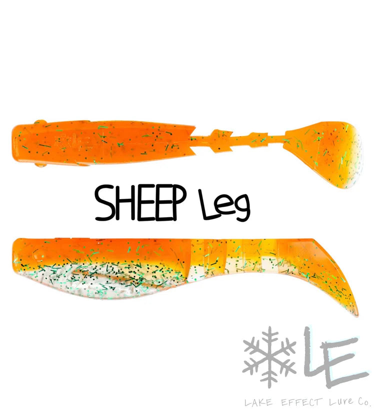 Lake Effect Rattle Paddle 3" 8pk