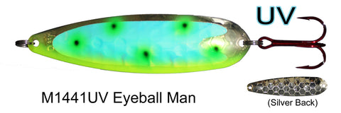 DW Magnum Dreamweaver Spoon M1441UV Eyeball Man Length 4 3/4" x Width 1 1/4"