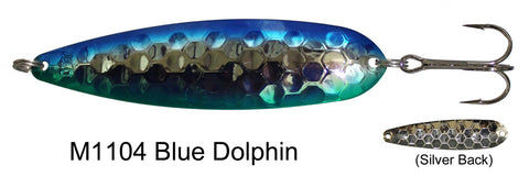 DW Magnum Dreamweaver Spoon M1104 Blue Dolphin Length 4 3/4" x Width 1 1/4"