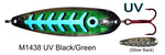 DW Magnum Dreamweaver Spoon M1438UV Black/Green Length 4 3/4" x Width 1 1/4"