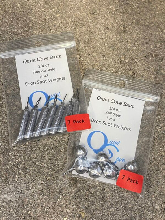 Quiet Cove Lead Dropshot Weights Ball Style
