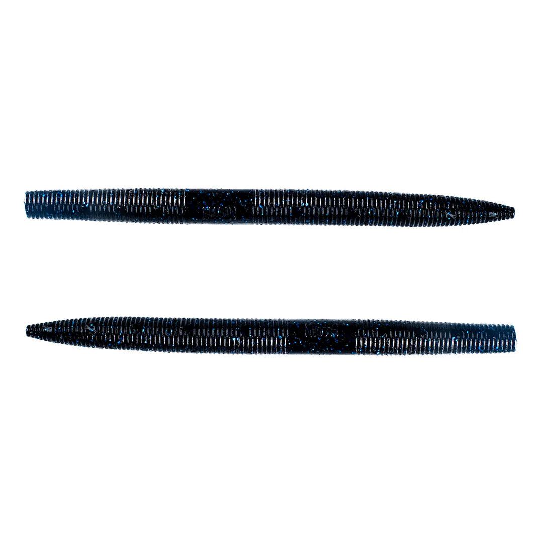 Googan Lunker Log 4" Black Blue Flake