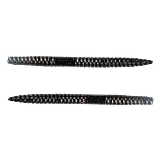 Googan Lunker Log 4" Black Red Flake