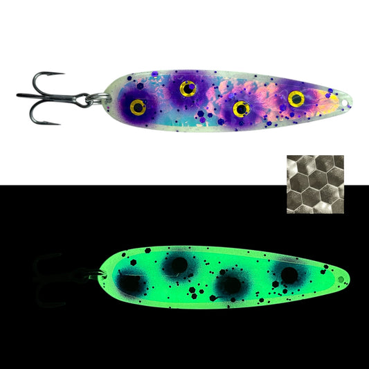 Beaver Lures Trolling Spoon Purple Haze