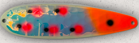 Moonshine Trolling Spoon Bloody Orange RV