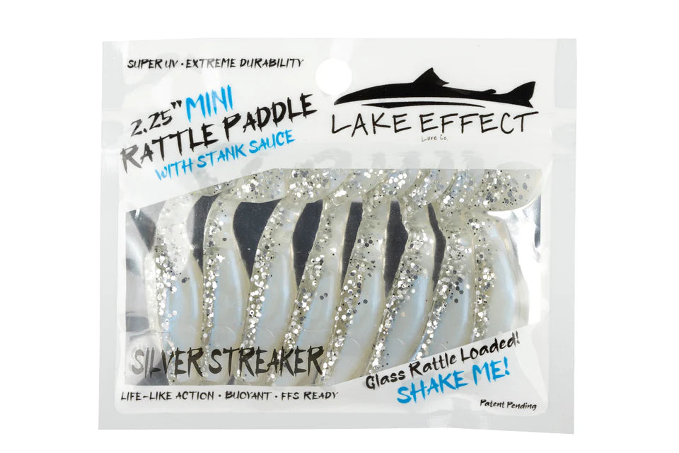 Lake Effect Mini Rattle Paddle 2.25" 8pk