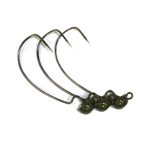 Quiet Cove EWG Ned Head Jig Black 3/32o