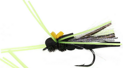 Floating Foam Black Hopper Dry Fly