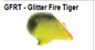 Yakama Lil' Wobble Glo Bodies 4pk Sz10 Glitter Fire Tiger GFRT