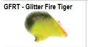 Yakama Lil' Wobble Glo Bodies 4pk Sz8 Glitter Fire Tiger