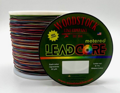 Woodstock Line Metered Lead Core 27lb 100yds