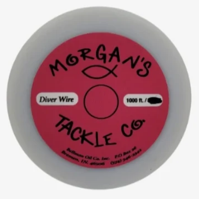 Morgan's Tackle Diver Wire 1,000 ft 30 test lb