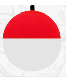 Comal Pike Floats Flourescent Orange White