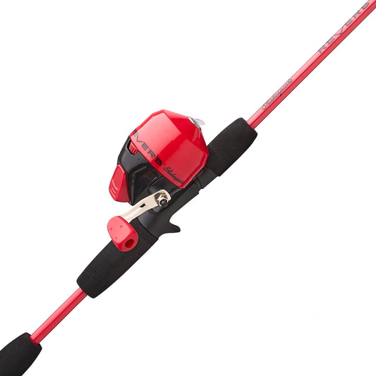Shakespeare Reverb Spincast Combo 5'6" Medium - Red/Black