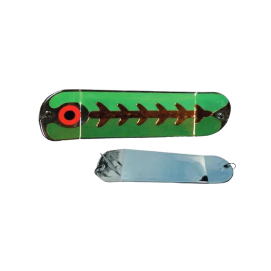 Sal-Eye 8" Salmon Flasher Mixed Veggie Chrome