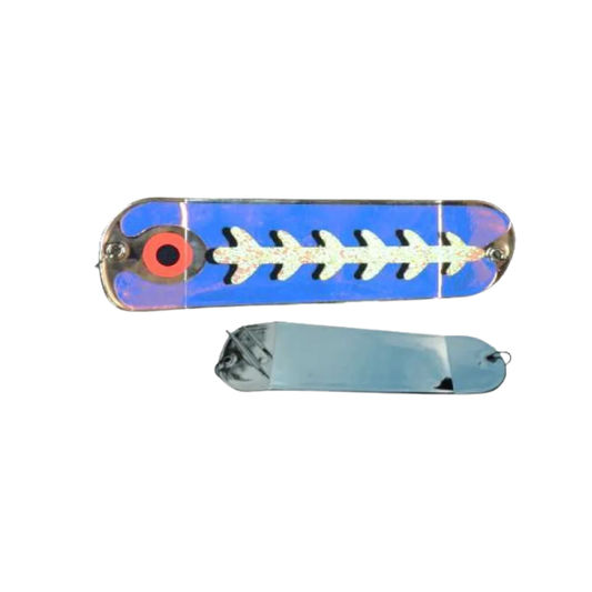 Sal-Eye 8" Salmon Flasher Northern Lights Chrome