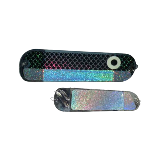Sal-Eye 8" Salmon Flasher Black Momba Chrome