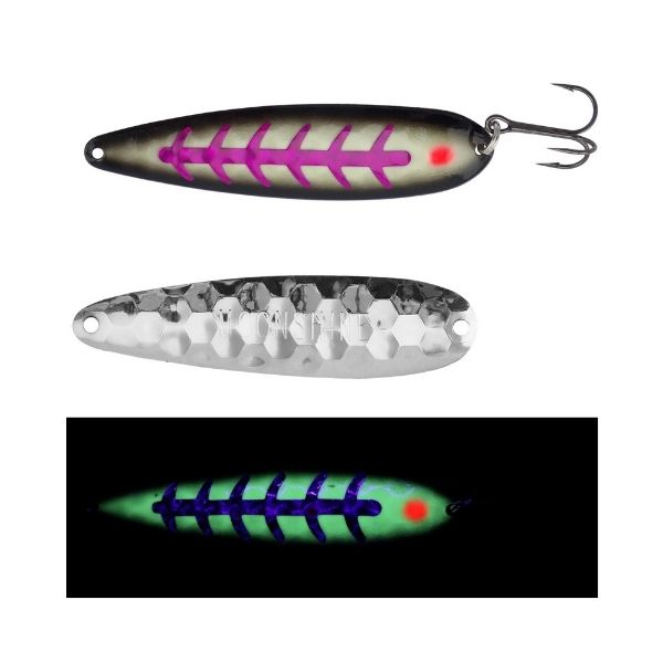 Moonshine Lures Trolling Spoon Raspberry Shadow