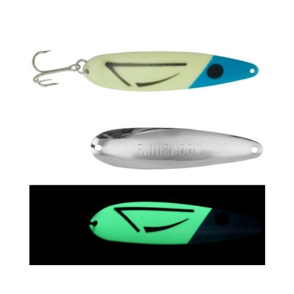 Moonshine Lures Trolling Spoon Blue Flounder