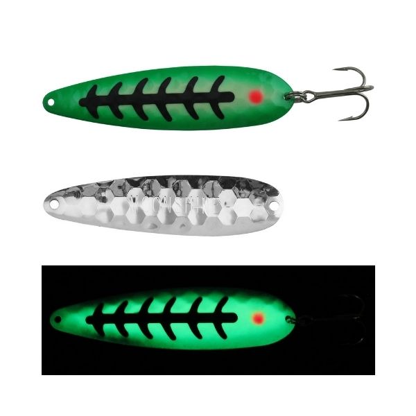 Moonshine Lures Trolling Spoon Grinchy