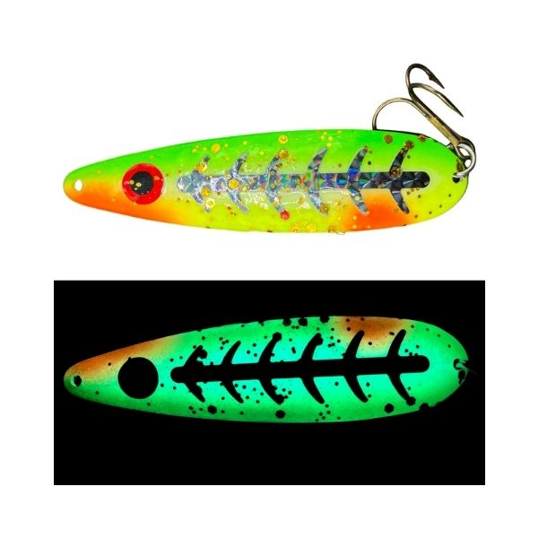 Beaver Lures Trolling Fish Crack Green Glow