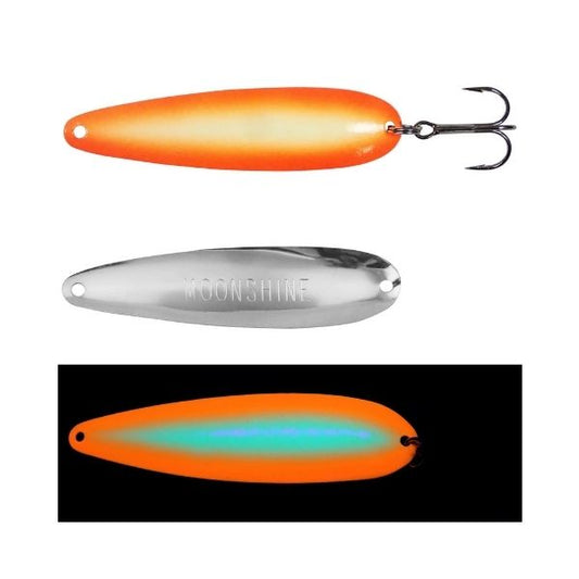 Moonshine Lures Trolling Spoon Agent Orange