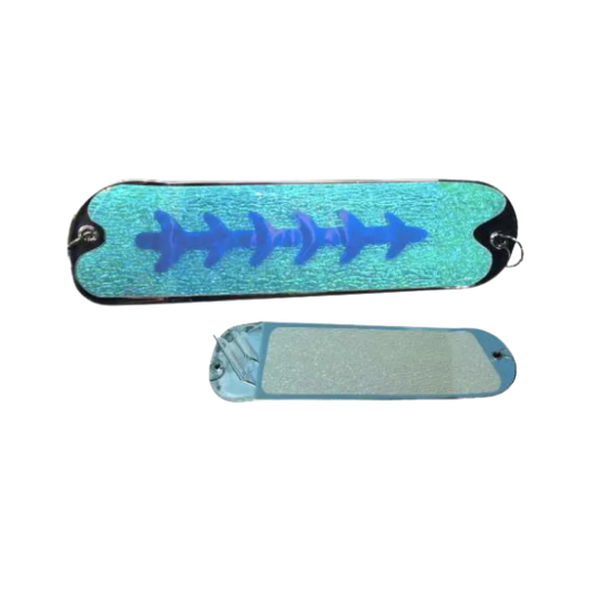 Sal-Eye 8" Salmon Flashers Kryptonite (Blue)