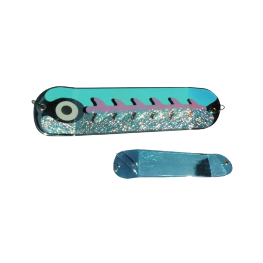 Sal-Eye 8" Salmon Flasher Little Boy Blue White