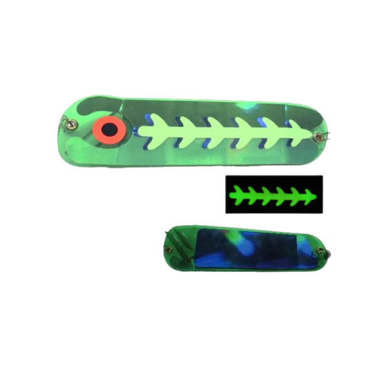 Sal-Eye 8" Salmon Flasher Riverside Green