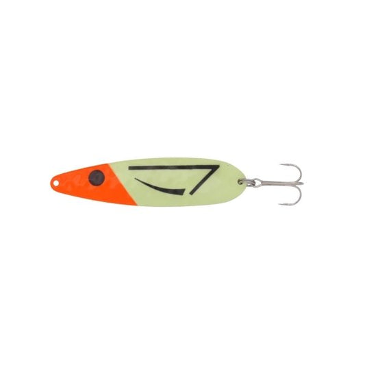 Moonshine Lures Trolling Spoon Orange Flounder