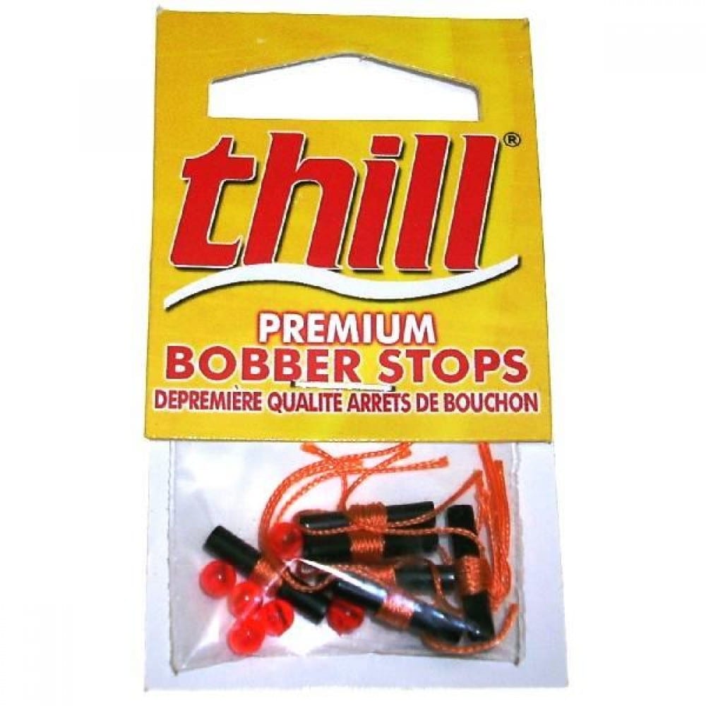 Thill Bobber Stops Fluorescent Orange 6PK